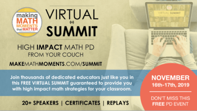Make Math Moments Virtual Summit 2019