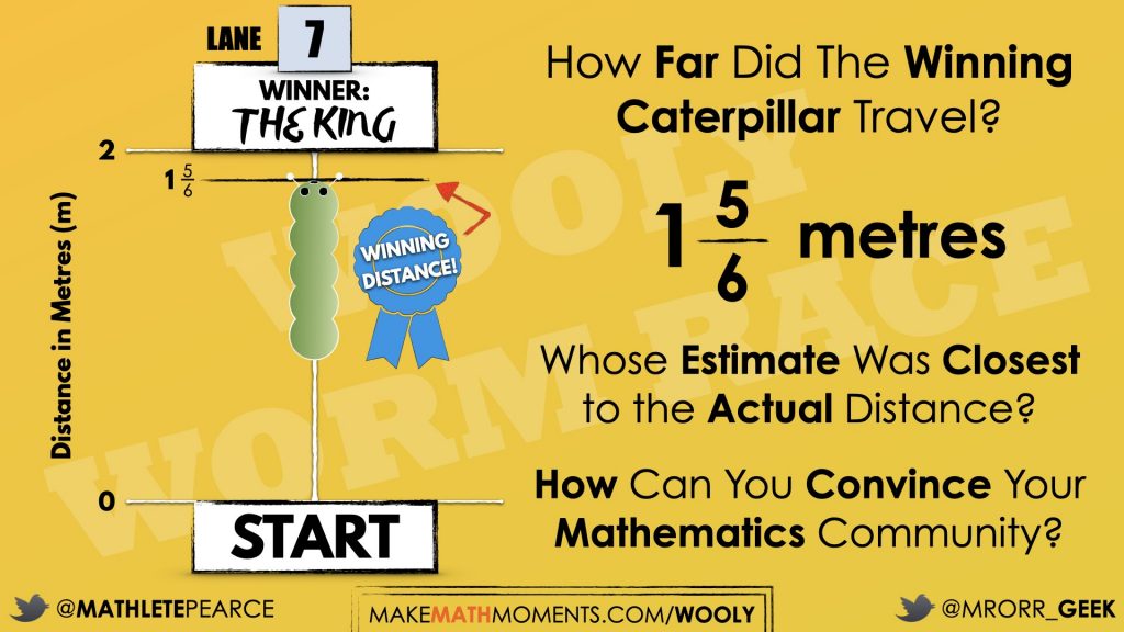 Wooly Worm Race [Day 1] - 10 - Extend Prompt - Whose estimate was closest