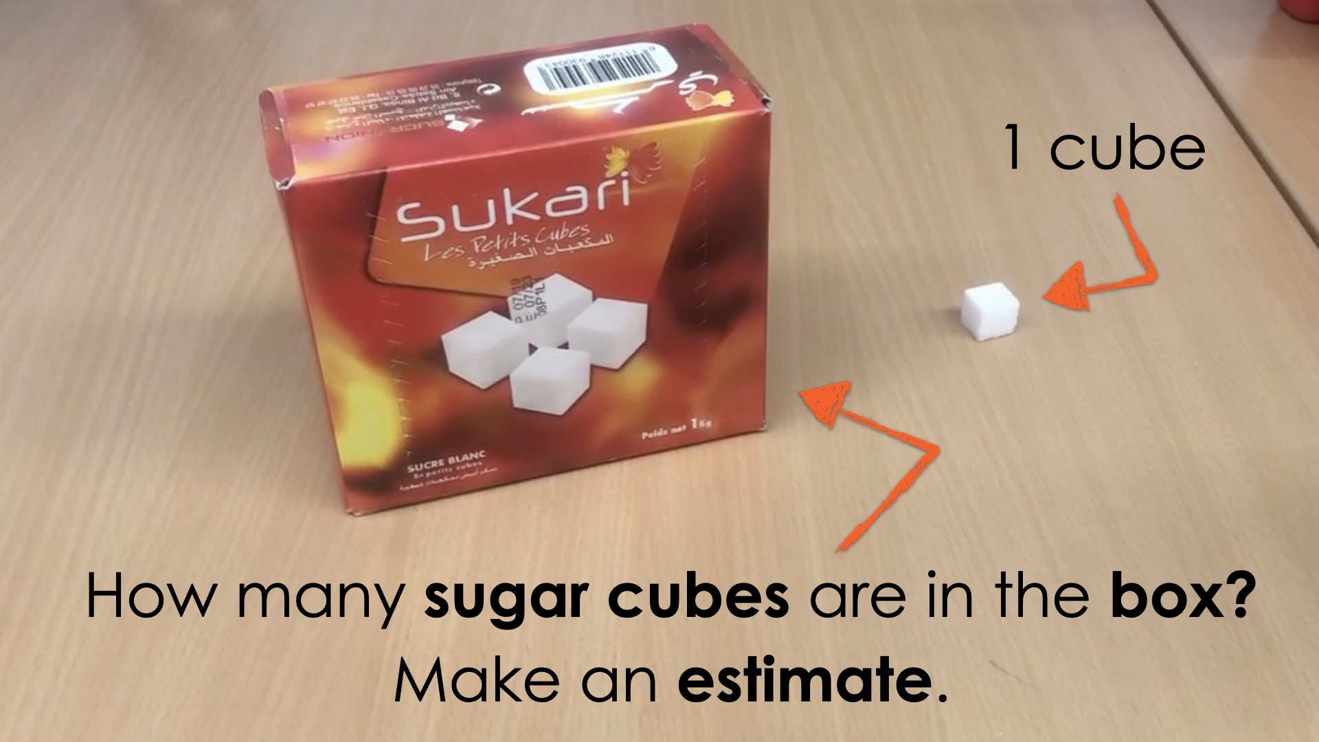 Sugar Cubes [Day 1] - How Many Cubes - 03 - Spark Estimate Image