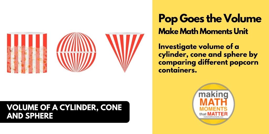 investigate the volume of cylinder, cone and sphere