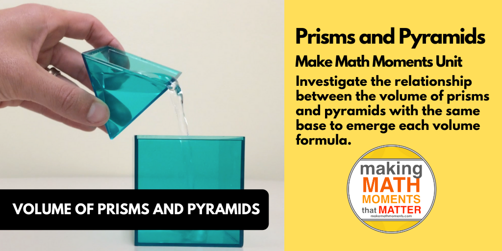 volume of prisms and pyramids