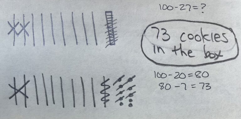 How Many Cookies? [Day 1] Subtraction Within 100 Real World Math